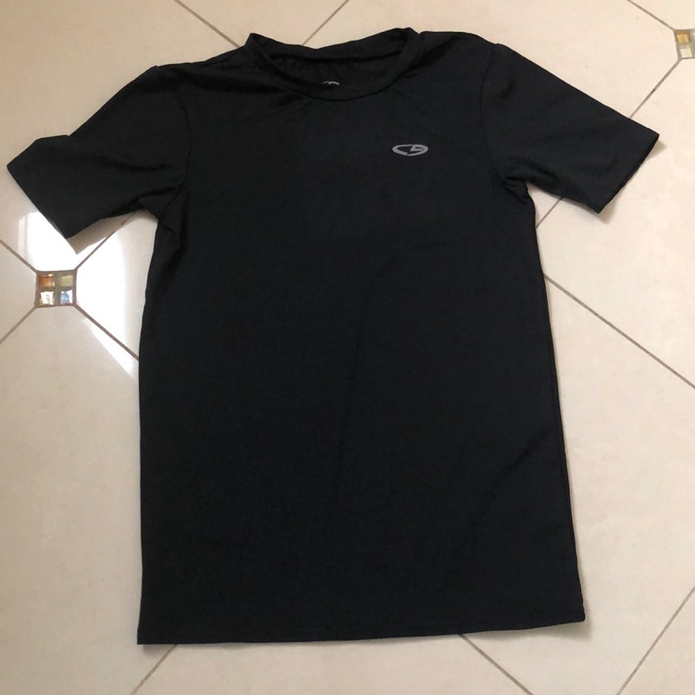 Champion black dry-fit T